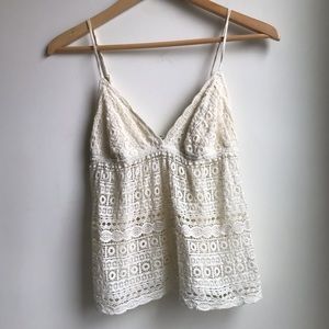 Kimchi Blue Urban Outfitters Crochet Lace Cami M
